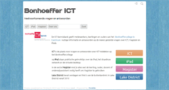 Desktop Screenshot of ict.bonhoeffer.nl