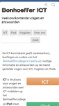 Mobile Screenshot of ict.bonhoeffer.nl